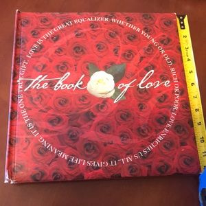 Vintage 12x12 Valentine Coffee Table Book